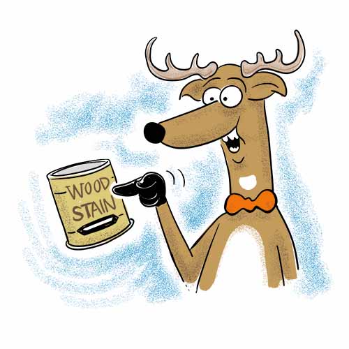 staining-antlers-wood-stain